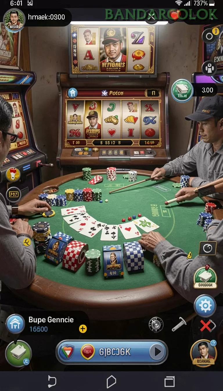 Cuplikan layar ROLEX878 — menu navigasi