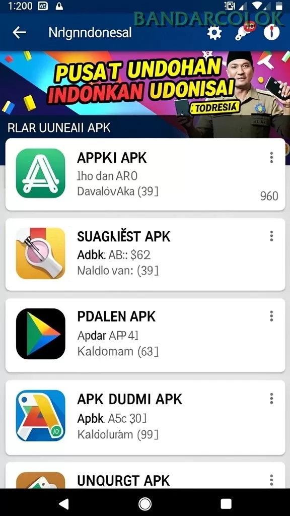 Cuplikan layar MEGAWIN288 — menu navigasi